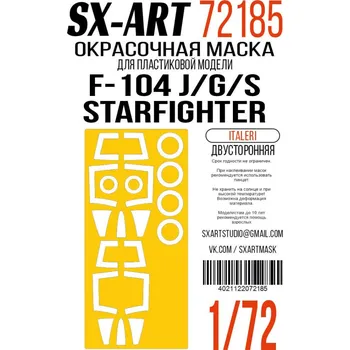 Plastikový model 1/72 F-104 J/G/S Starfighter Double-sided mask