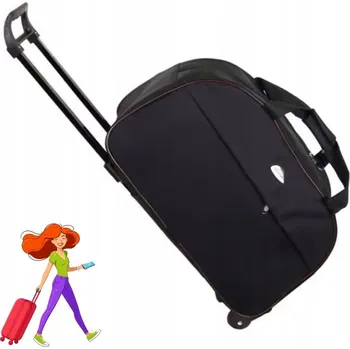 Cestovní taška Cestovní taška do letadla na kolečkách Wizzair Ryanair Černá Premium