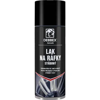 Debbex lak na ráfky stříbrný 400 ml