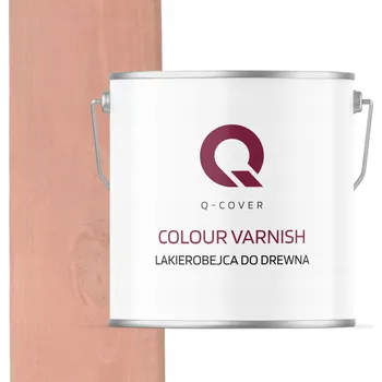 Lak na dřevo Lazurovací lak Q-COVER 5 l oranžová, růžová polomatná