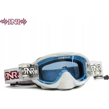 Motocyklové brýle MOTOKROSOVÉ BRÝLE RIP N ROLL HYBRID WHITE ROLL OFF