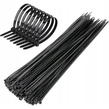 Stahovací páska UPÍNACÍ PÁSKY (STAHOVACÍ PÁSKY) 350X4,8 MM ČERNÉ (100 KS)