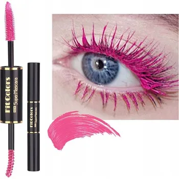 Řasenka 4D Řasenka Dvojitá špička Rychleschnoucí #6 Růžová