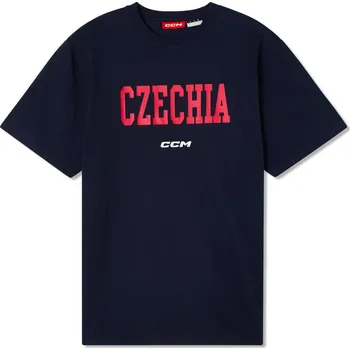 Pánské tričko Pánské tričko CCM Flag Tee Team CZE Navy XL
