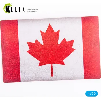 Plastikový model 1/72 Canada Flag Base Acrylic 3 mm (280x180)