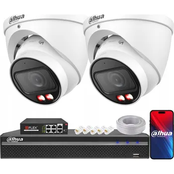 Bezpečnostní kamera Monitorovací sada DAHUA 2x IP kamera 4 Mpx IPC-HDW2449T-ZS-IL-27135 TiOC