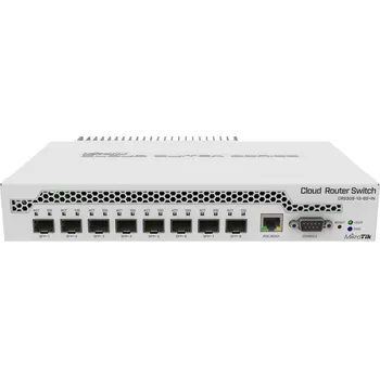 Switch MikroTik Cloud Router Switch CRS309, 8x SFP+, 1x GbE, pasivní chlazení, SwOS, ROS