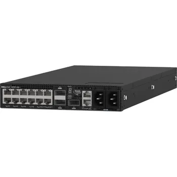 Switch DELL Networking S4112T-ON switch/ 12x 10Gb-T/ 3x 100GbE QSFP28/ IO to PSU/ 2x zdroj/ reverse / management/ 1Y CAR