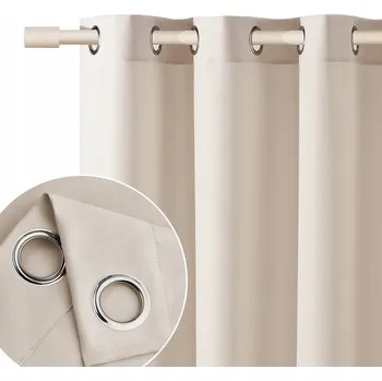 Obraz Hotový závěs zatemňovací 180x280 cm s kroužky Laurel krémový