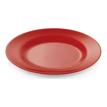 Talíř Talíř mělký 20 cm červený melamin (12 ks)