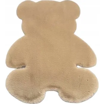 Obraz KOBEREČEK VE TVARU MEDVĚDA MĚKKÝ VELKÝ 75cm / 105cm HNĚDÝ