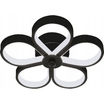 Stropní svítidlo LED ČERNÁ STROPNÍ SVÍTIDLO LUSTR LOFT MODERNÍ DESIGN ZIMNÍ BÍLÁ