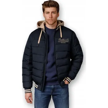 Pánská softshellová bunda Pitbull pánská prošívaná bunda s odepínací kapuce HIDDEN, velikost L