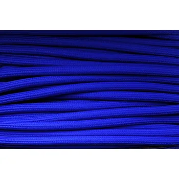 elektrický kabel Textilní kabel Modrý Tmavý M12 opředený 2x0,75 a 3x0,75mm2, Počet vodičů v kabelu 2 vodiče v kabelu (2x0,75mm2)