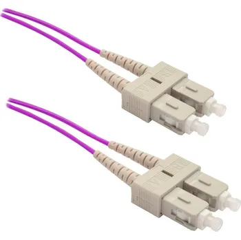 Síťový kabel XtendLan FO patch SC-SC 1m 50/125 duplex OM4 , LS0H