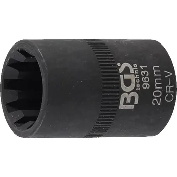 Brzdový třmen Úderový nástrčný klíč na brzdové třmeny Audi Q7,S8 Porsche Cayenne 10 zubů 20mm BGS B.9631