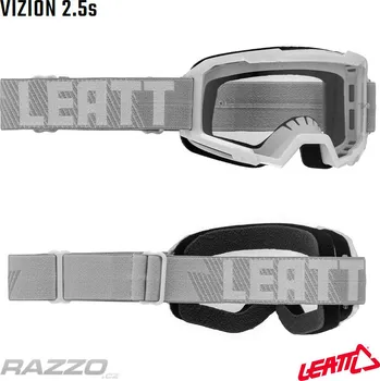 Motocyklové brýle Dětské brýle Leatt Vizion 2.5s Goggle White 2025