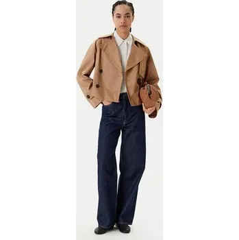 Dámský kabát United Colors Of Benetton Trenčkot 2RGCDW034 Béžová Regular Fit 38