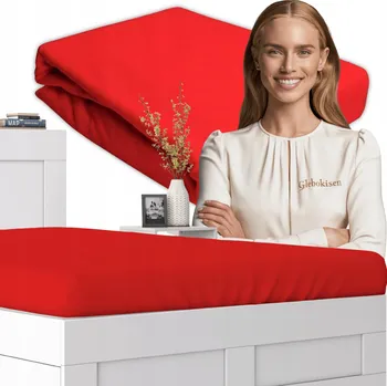 Prostěradlo Prostěradlo JERSEY s Gumou 200x220 Červené