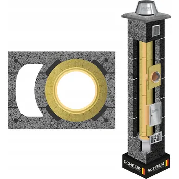 Komín Keramický komín systémový komínový systém 180 14m