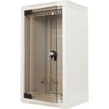 Rozvaděč Triton 10" - 10U nebo 19" - 5U, rozvaděč jednodílný, 260mm celoskleněné dveře