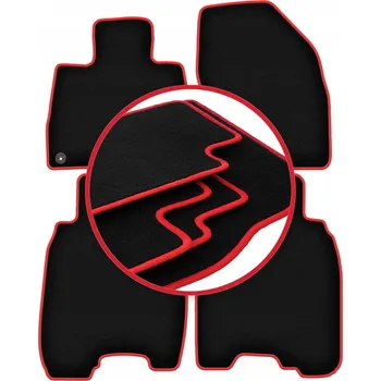autokoberec Velurové autokoberce Wielganizator, sada 4 kusů