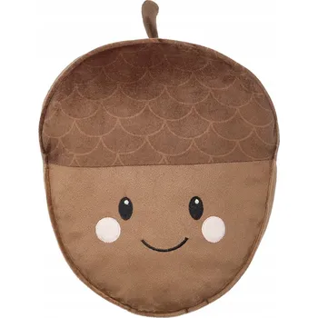 Polštář IKEA SKOGSDUVA Polštář s kapsou, ve tvaru žaludu, HNĚDÁ, 32x37 cm