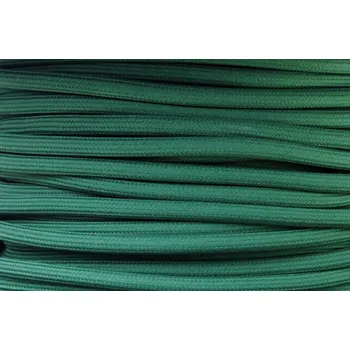 elektrický kabel Textilní kabel Zelený Tmavý ZE1 opředený 2x0,75 a 3x0,75mm2, Počet vodičů v kabelu 2 vodiče v kabelu (2x0,75mm2)