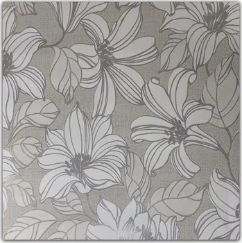 Tapeta TAPETA ROSTLINNÝ VZOR KVĚTY VINYLOVÁ NA VLIESU
