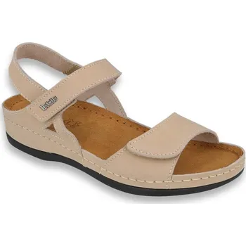 Dívčí baleríny Dámské kožené sandály INBLU 158D102 Velikost: 37