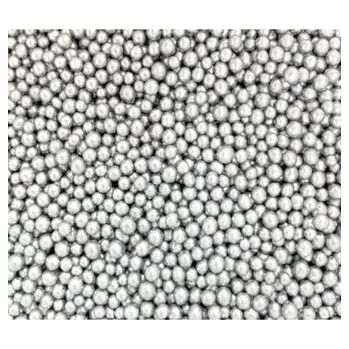 Jedlá dekorace na dort Cukrové perly stříbrné 5mm 1kg - I LOVE CAKES