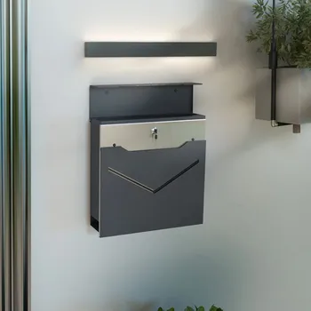 Železářství Poštovní schránka 37x10,5x37 cm | antracitová