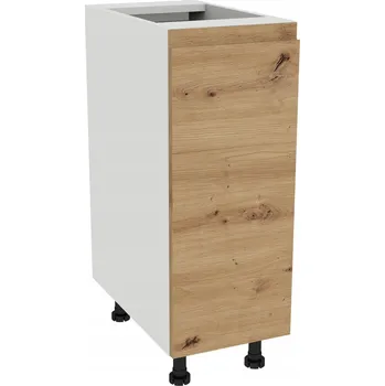 Kuchyňská skříňka Spodní kuchyňská skříňka 30 FREZO Bílá čela Bezúchytková Dub Artisan