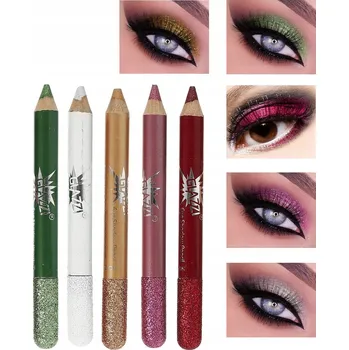 Oční stíny Oční stíny v tužce, konturovací tužka, oční linky, třpytky, 5 ks barev G