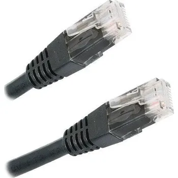 Počítač XtendLan Patch kabel Cat 6 UTP 2m - černý
