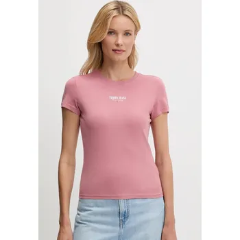Pánská móda Tričko Tommy Jeans DW0DW20913 růžová 34X, vel. XL