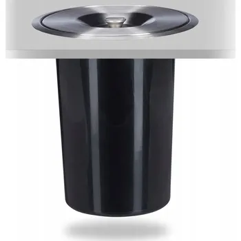 Odpadkový koš Odpadkový koš Relaxdays 8l vestavný do desky černý