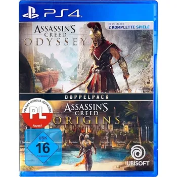 Hra pro PlayStation 4 Assassin's Creed Odyssey + Origins Pack PlayStation 4 (PS4) krabicová sada