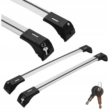 Střešní nosič Erkul Skybar V2 na podélné nosiče (hagusy) pro BMW X1 E84, rok výroby 2009 až 2015