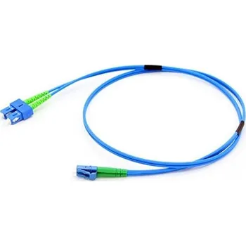 Síťový kabel XtendLan FO patch LC-SC 5m 9/125 duplex, G.652d, LS0H,armovaný kabel kulatý 3mm