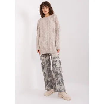 Dámský svetr Jumper BA SW 8010 1.37X béžová jedna velikost