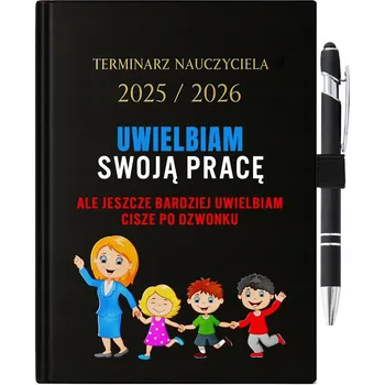 Diář Knižkový kalendář pro učitele 2026 A5 černý