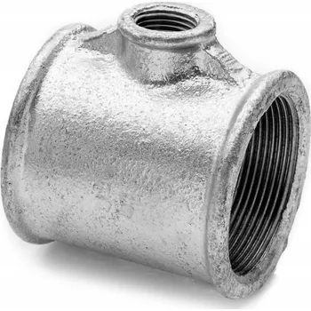 rozdělovač topení T-rozdělovač 2'' x 1/2'' litina pozink