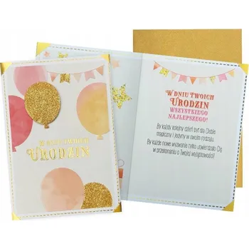 Obraz Přání B6 k narozeninám - balóny