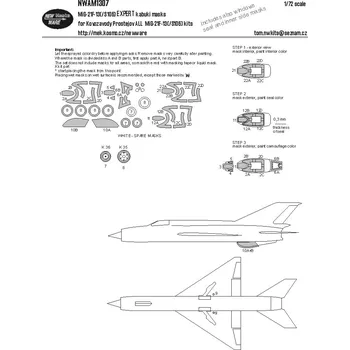 Plastikový model 1/72 Mask MiG-21 F-13(/S106) EXPERT (KPM)