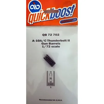 Plastikový model 1/72 A-10A/C Thunderbolt II gun barrels (GHW)