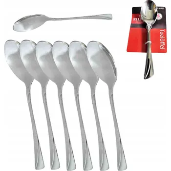 Příbor Lžička na cukr lesklá, čajová Zilner PREMIUM 6 ks ZL6527