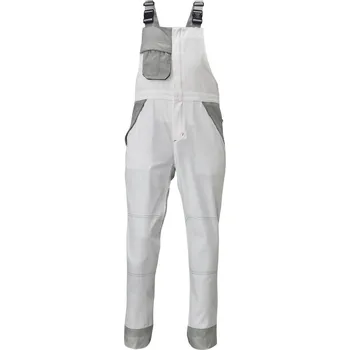 pracovní souprava Cerva MONTROSE pánské lacl kalhoty bílá/šedá - 66