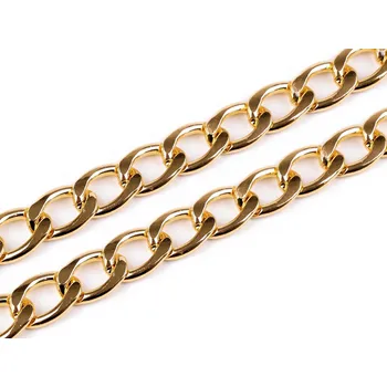 Řetěz šíře 20 mm, metráž, barva 2 zlatá klasik