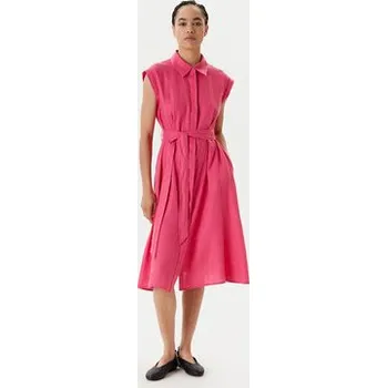 Dámské šaty United Colors Of Benetton Letní šaty 4AGHDV0B1 Růžová Regular Fit L